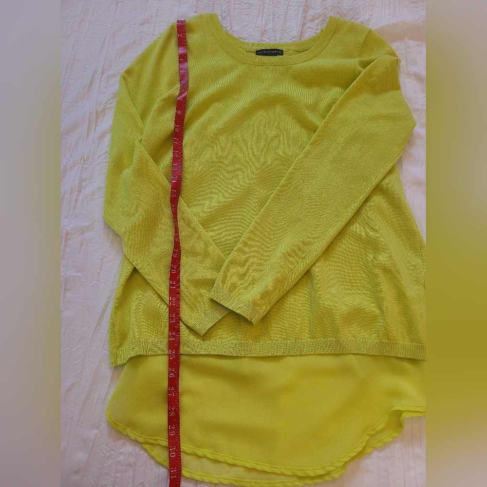 Chelsea and Theodore Sweater Lemon Lime